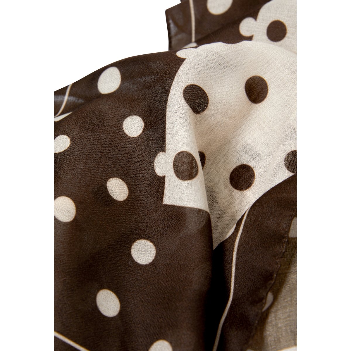 Foulard à pois FELVA ecru, ETAM