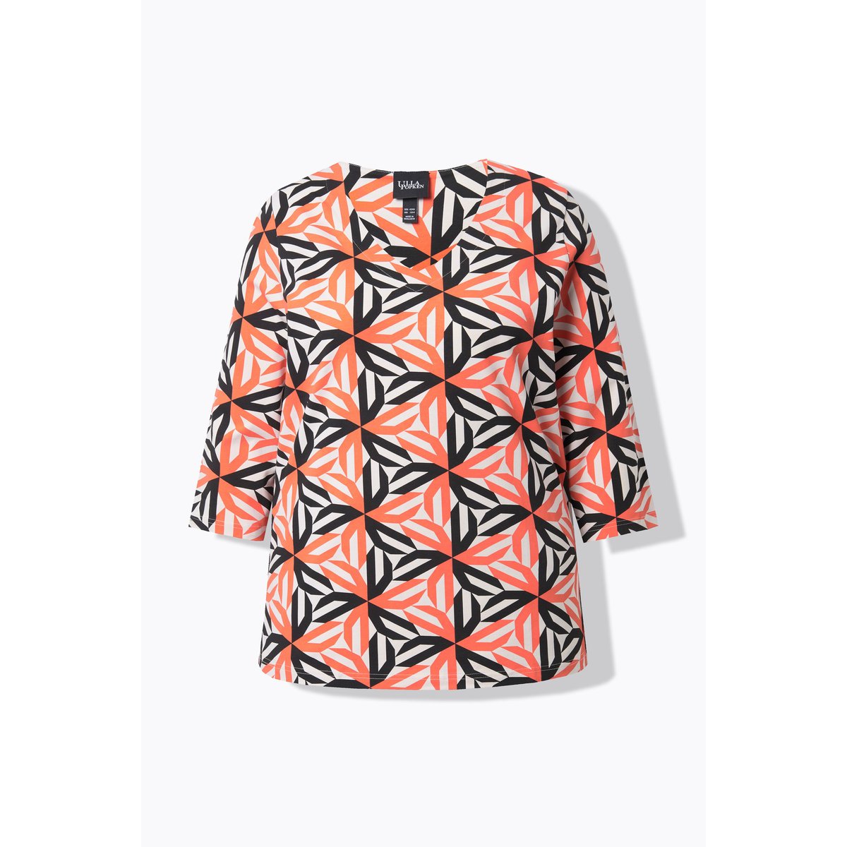 T-shirt imprimé graphique corail, ULLA POPKEN