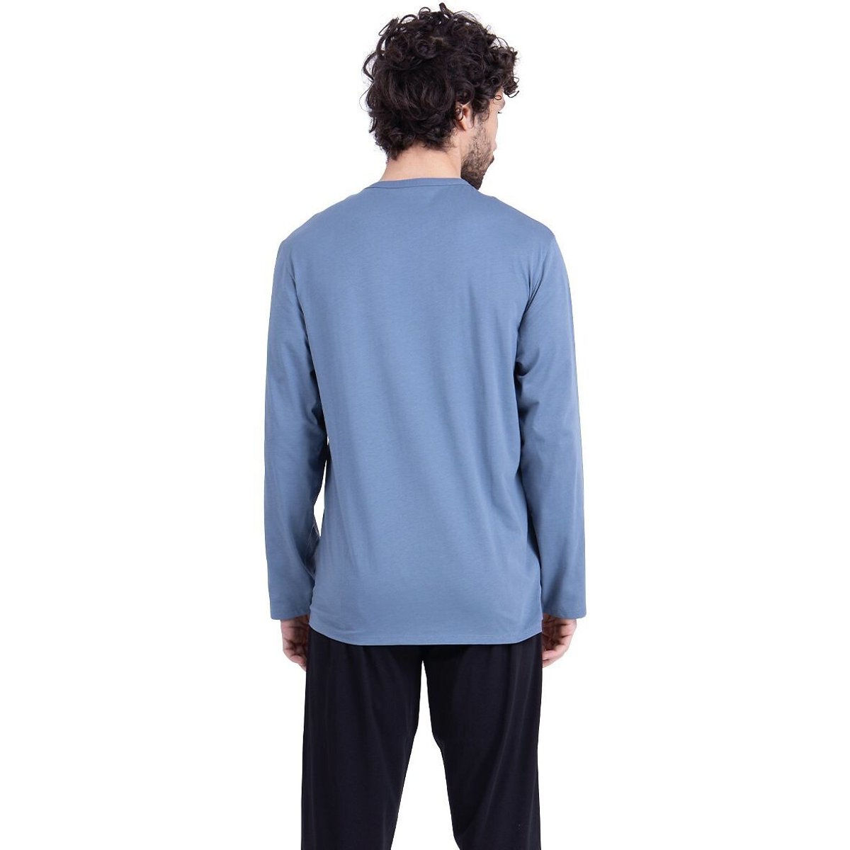 Pyjama en coton, my petit prix bleu/noir, ATHENA