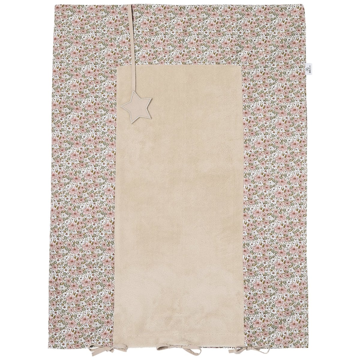 Housse de matelas à langer beige, rose thé, marron, BB & CO