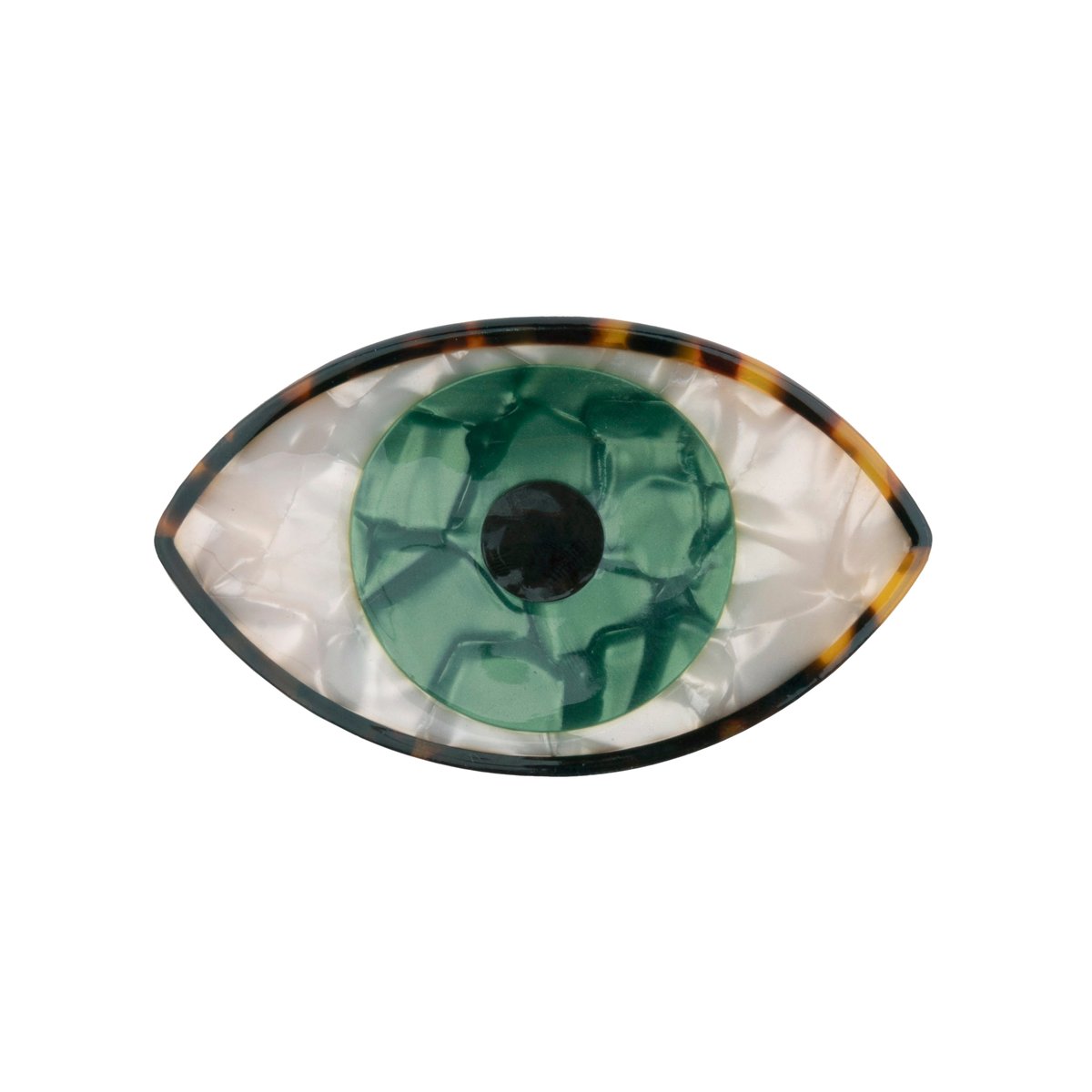 Pince à cheveux Oeil - Vert vert, COUCOU SUZETTE