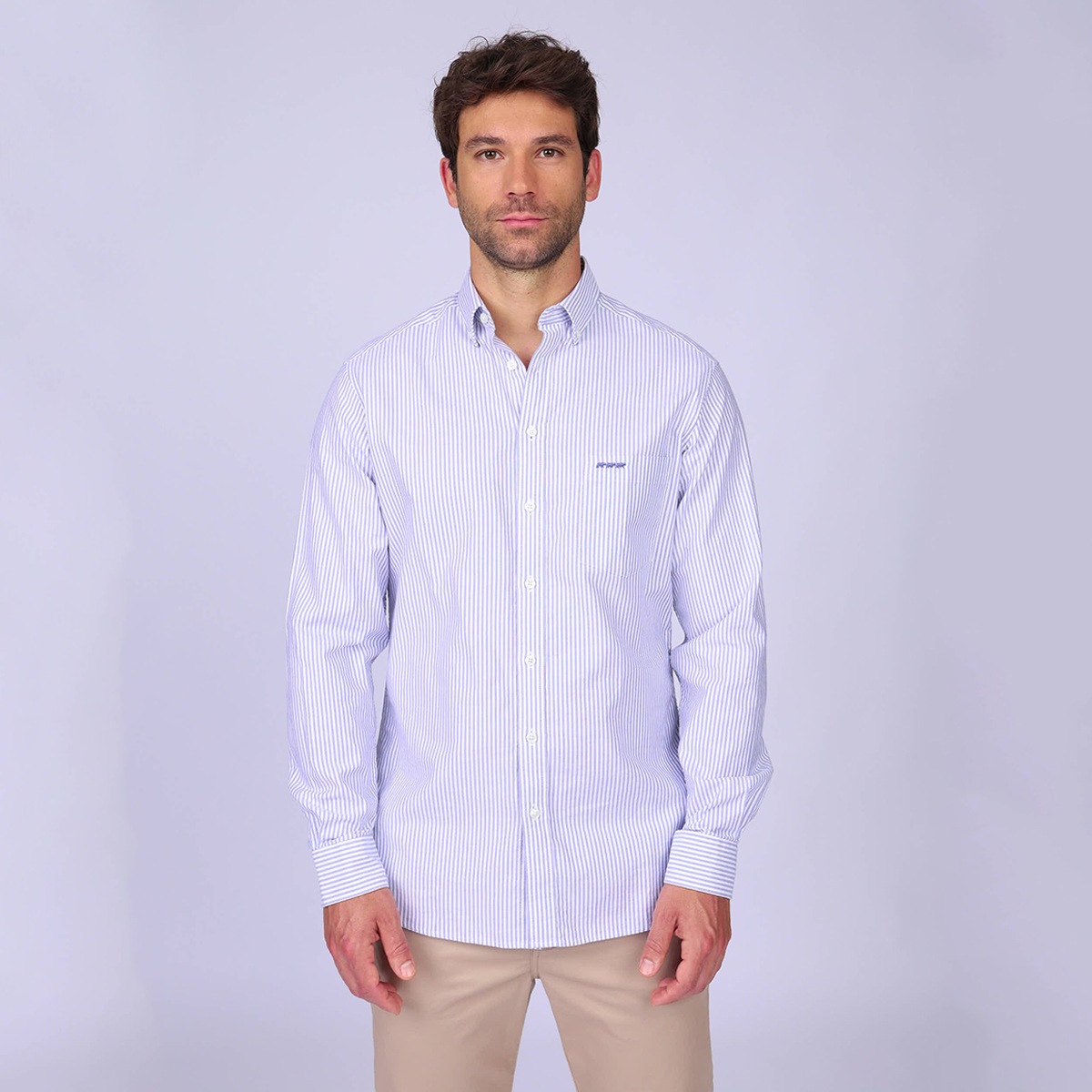Chemise Eunice bleu mineral, MISE AU GREEN