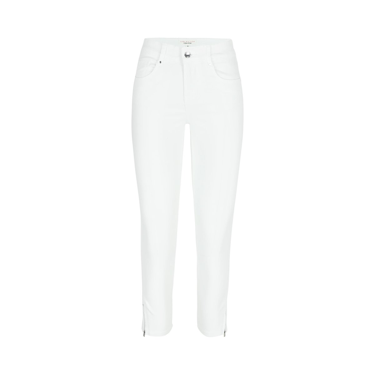Pantalon coupe slim blanc, LOLALIZA