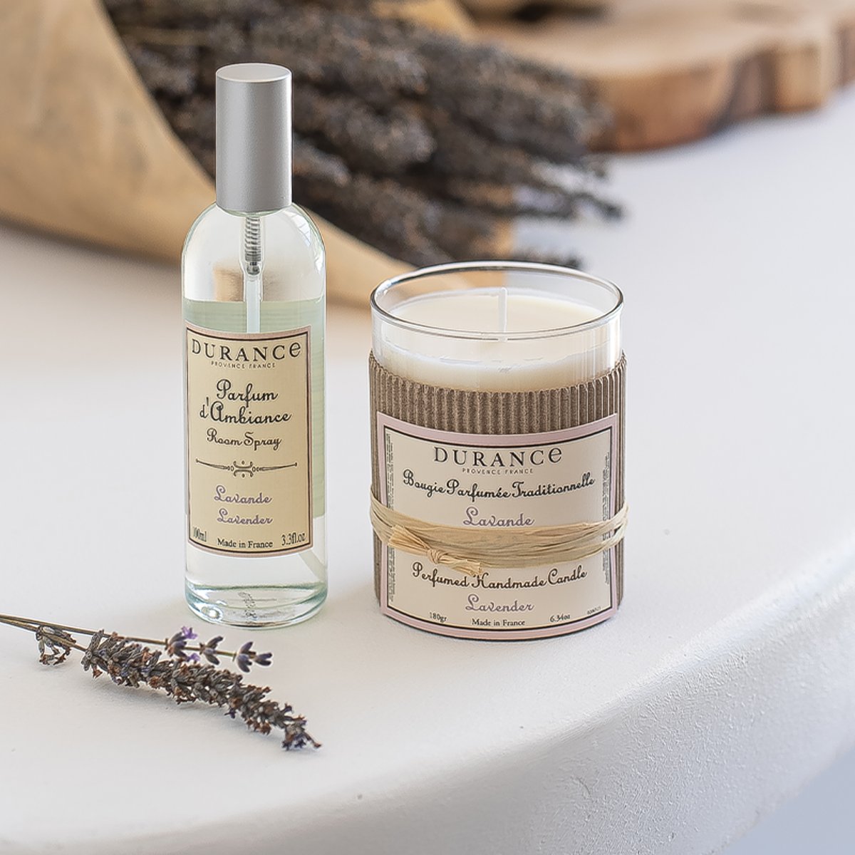 Parfum d'ambiance LAVANDE couleur unique, DURANCE