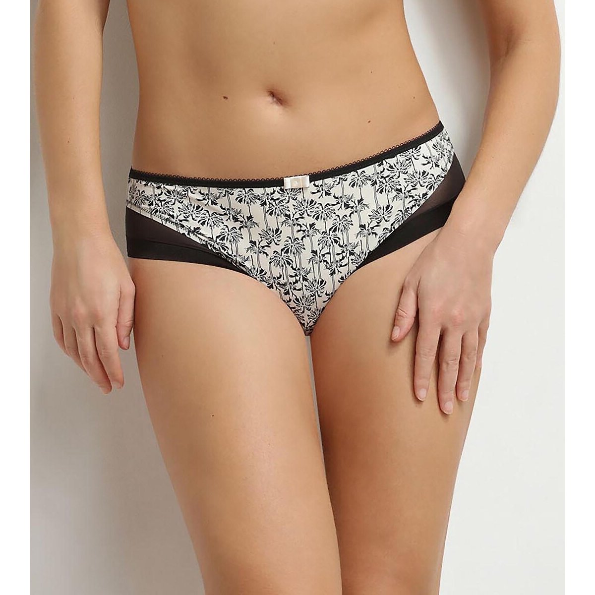 Lote de 2 cuecas GENEROUS conjunto trópicos preto, DIM