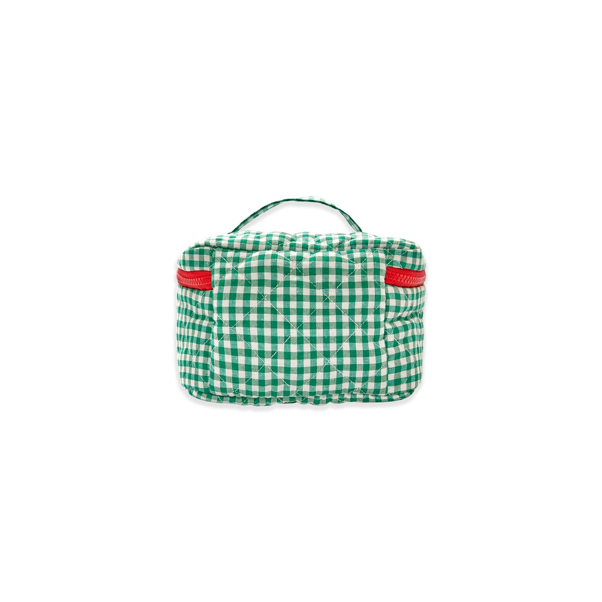 Trousse à motifs avec fermeture éclair TEE vert, ETAM
