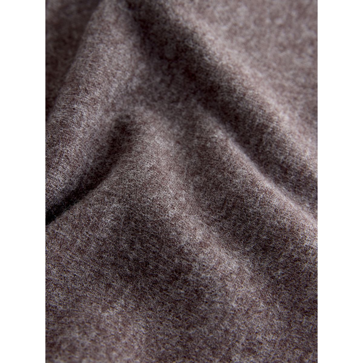 Pantalon large aspect laine taupe, NEXT