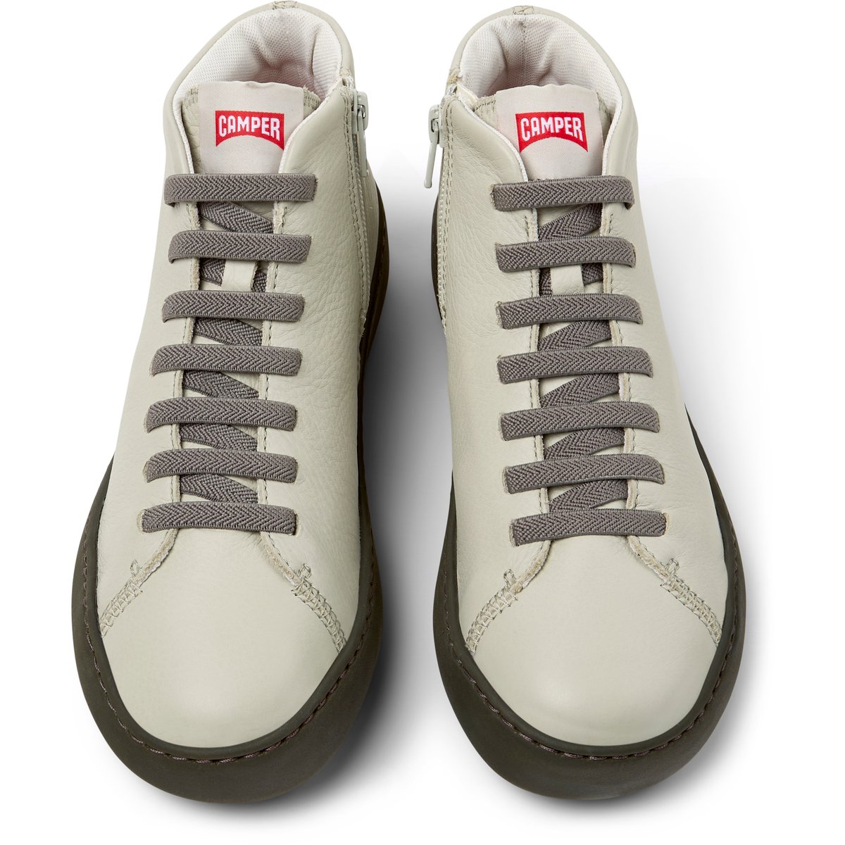 Baskets Peu Touring Smooth Leather beige clair, CAMPER