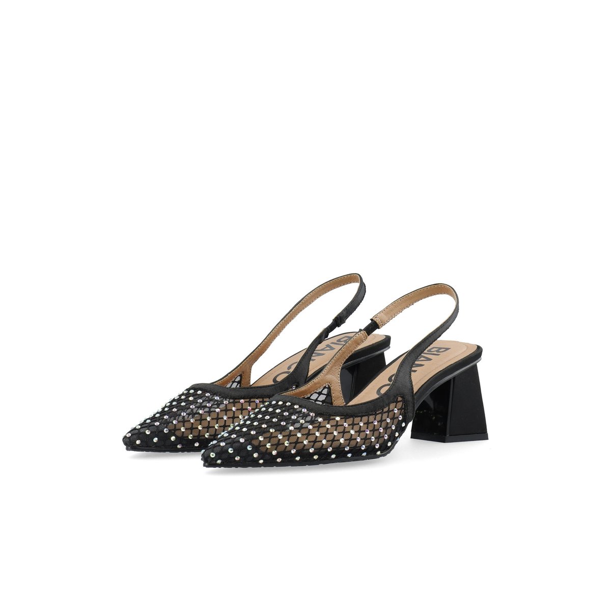 Chaussures À Bride Arrière noir - black, BIANCO