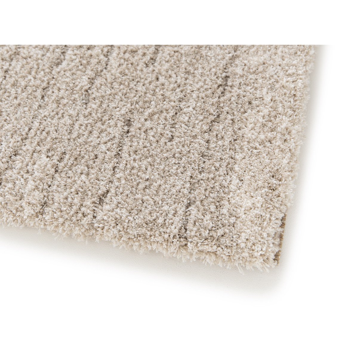 Tapis poils ras style graphique, EKKO gris clair, BOBOCHIC