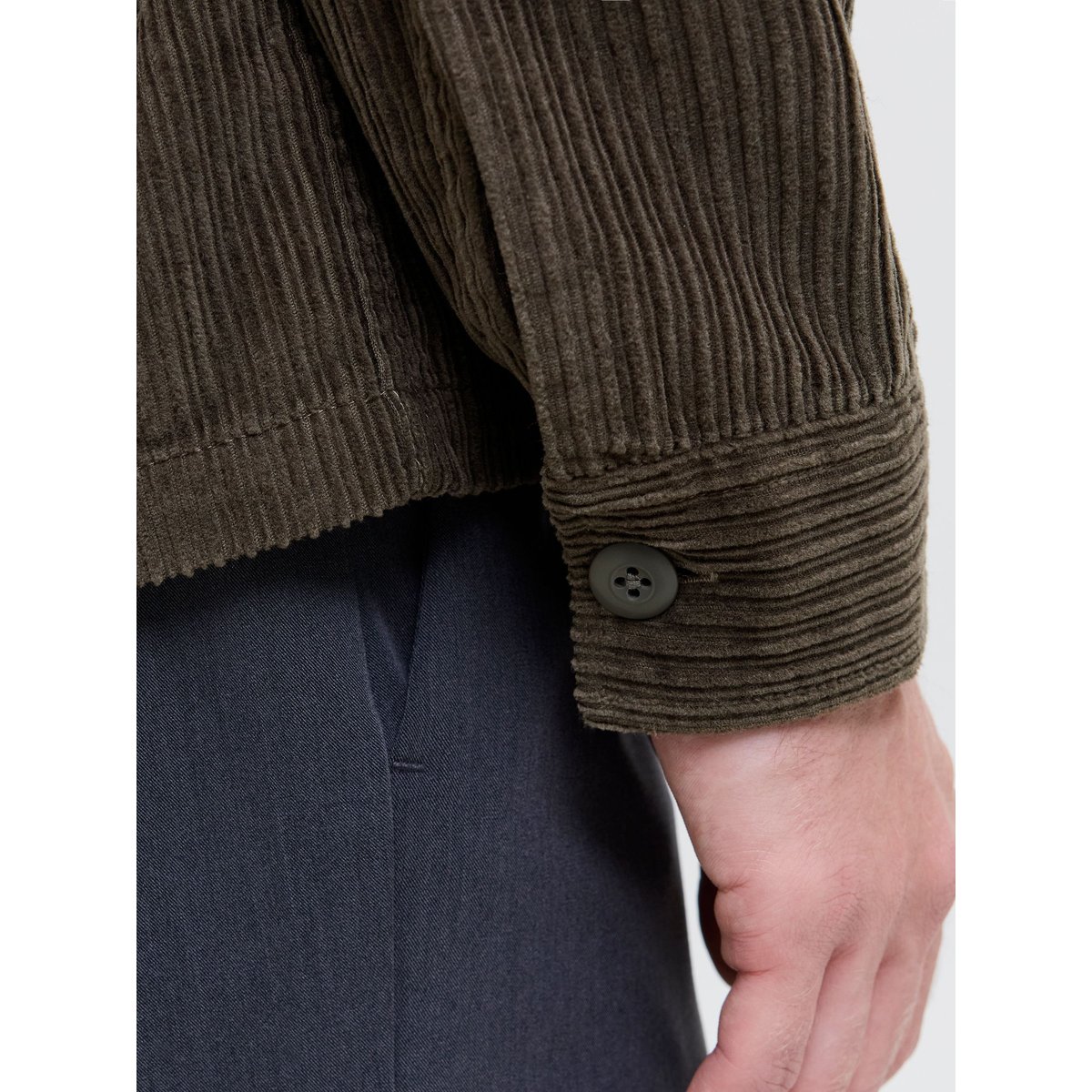 Surchemise black olive, JACK & JONES