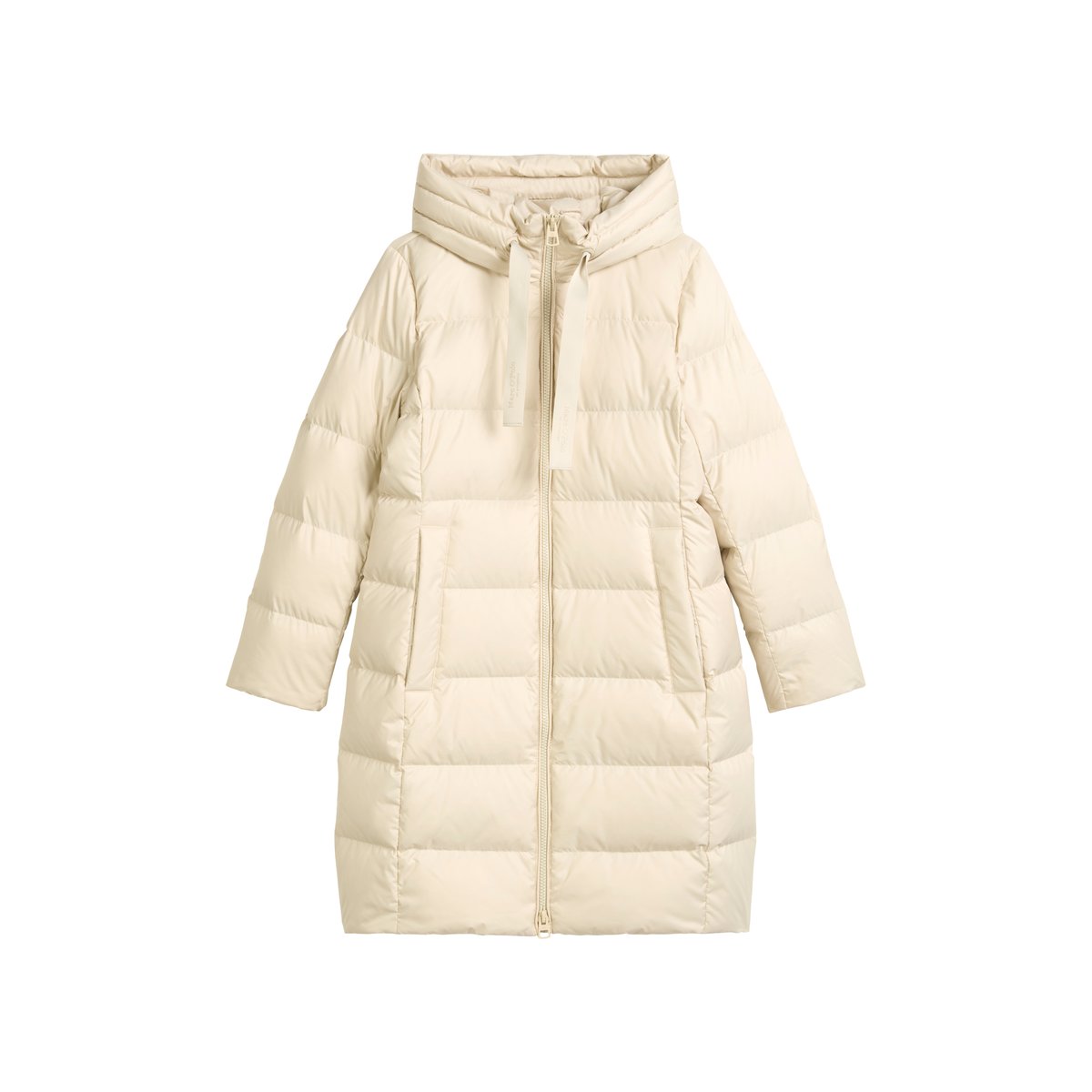 Doudoune à capuche shaped avec surface hydrofuge beige, MARC O'POLO