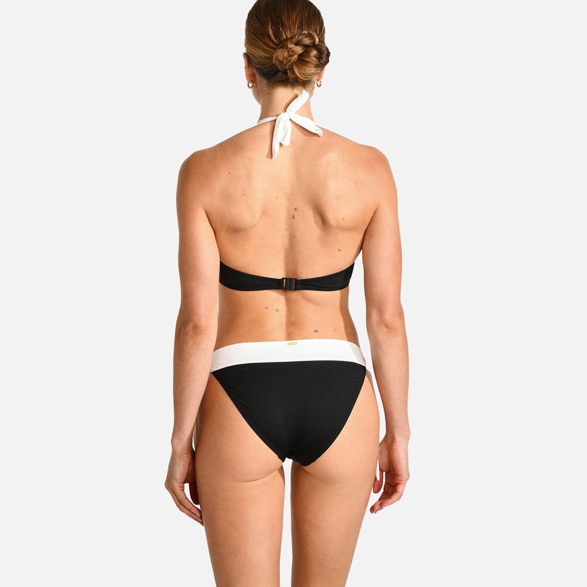 Haut de maillot triangle Lyanna - VALERIA noir, LIVIA