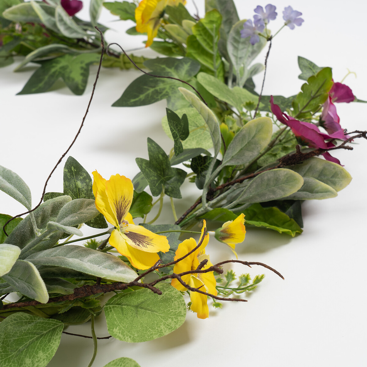 150cm Spring Floral Pansy Garland multi-coloured, SO'HOME