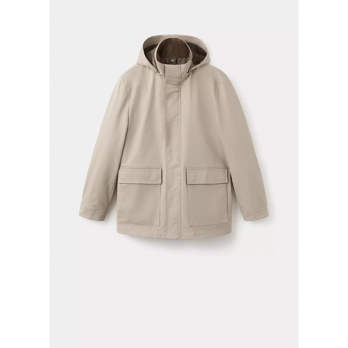 Parka matelassée avec veste intérieure amovible sable, MANGO MAN