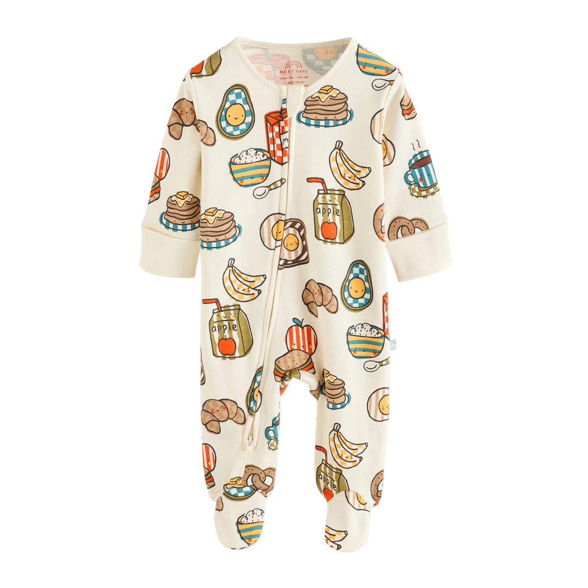 Dors-bien bébé, lot de 3 brunch bleu/orange, NEXT