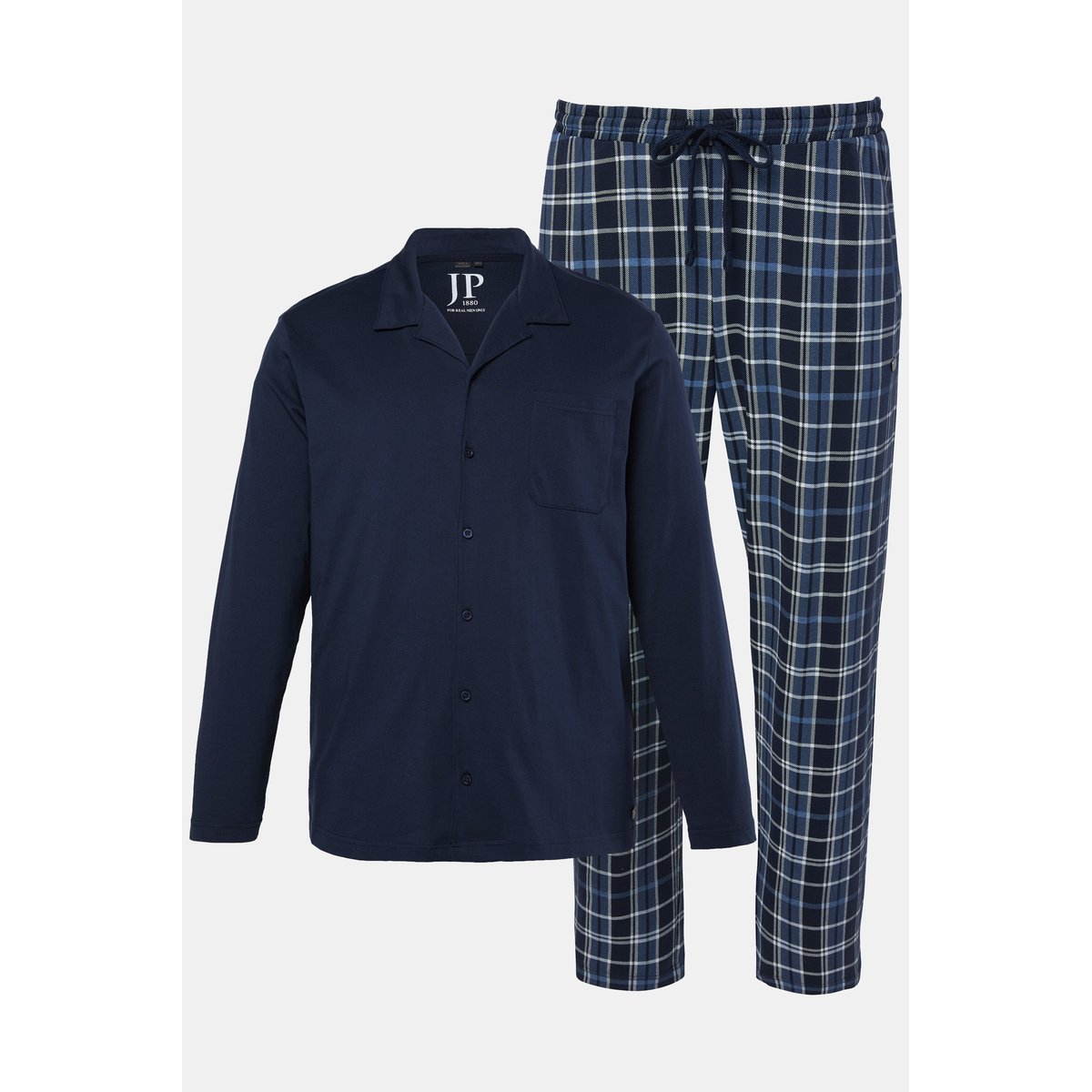 Pyjama, homewear, ensemble deux pièces bleu marine, JP1880