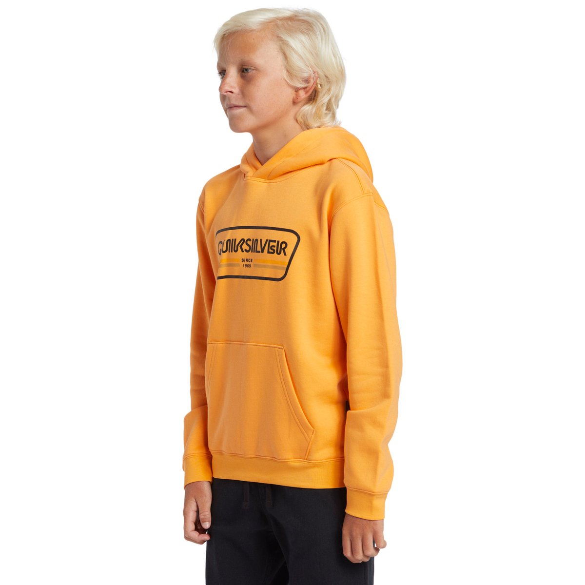 Sweat à capuche en molleton orange blazing orange, QUIKSILVER