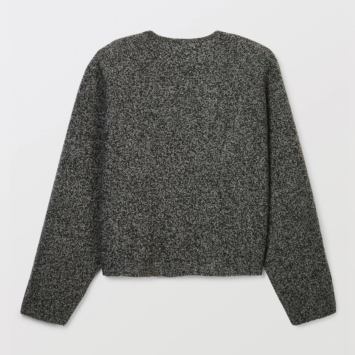 Cardigan à manches longues en laine robot, MONOPRIX