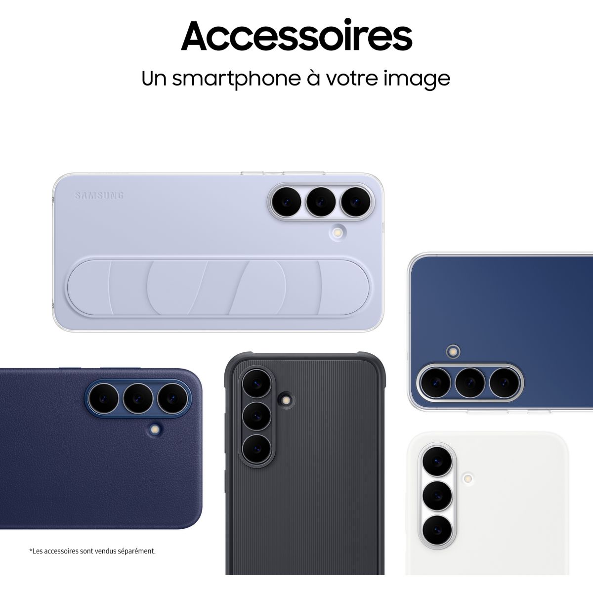 Smartphone Galaxy S25 FE 5G 128Go Noir Absolu couleur unique, SAMSUNG