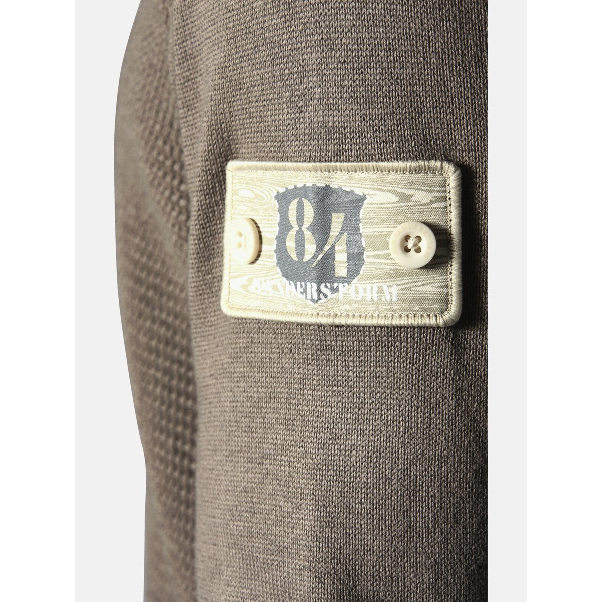 Gilet en maille THORSKARVAR marron, JAN VANDERSTORM