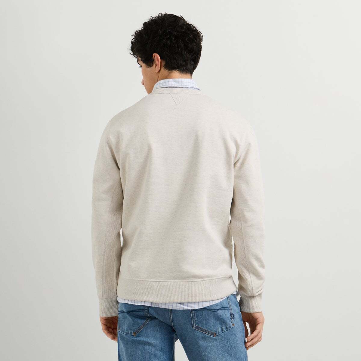 Sweat-Shirt Coupe Regular À Col Rond blanc ivoire, PEPE JEANS