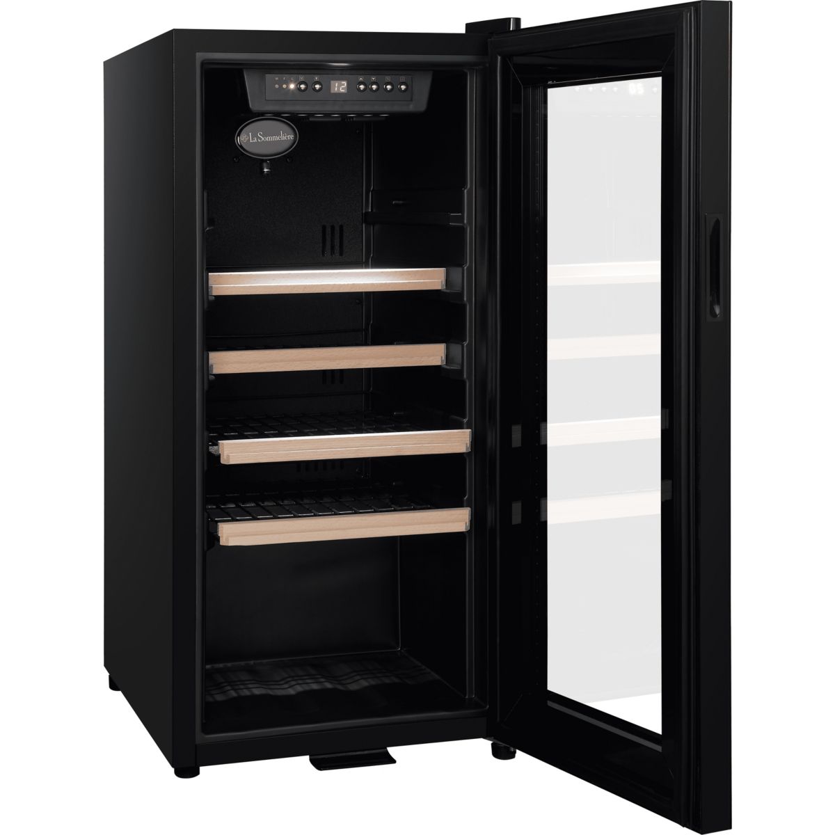 Cave à vin de service LS38BLACK couleur unique, LA SOMMELIERE