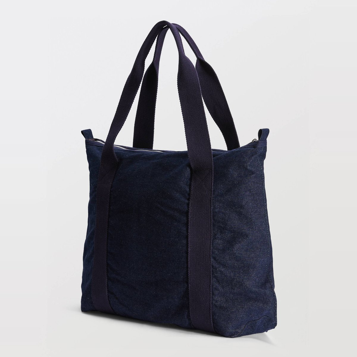 Cabas en jean BIO GOTS marine, MONOPRIX
