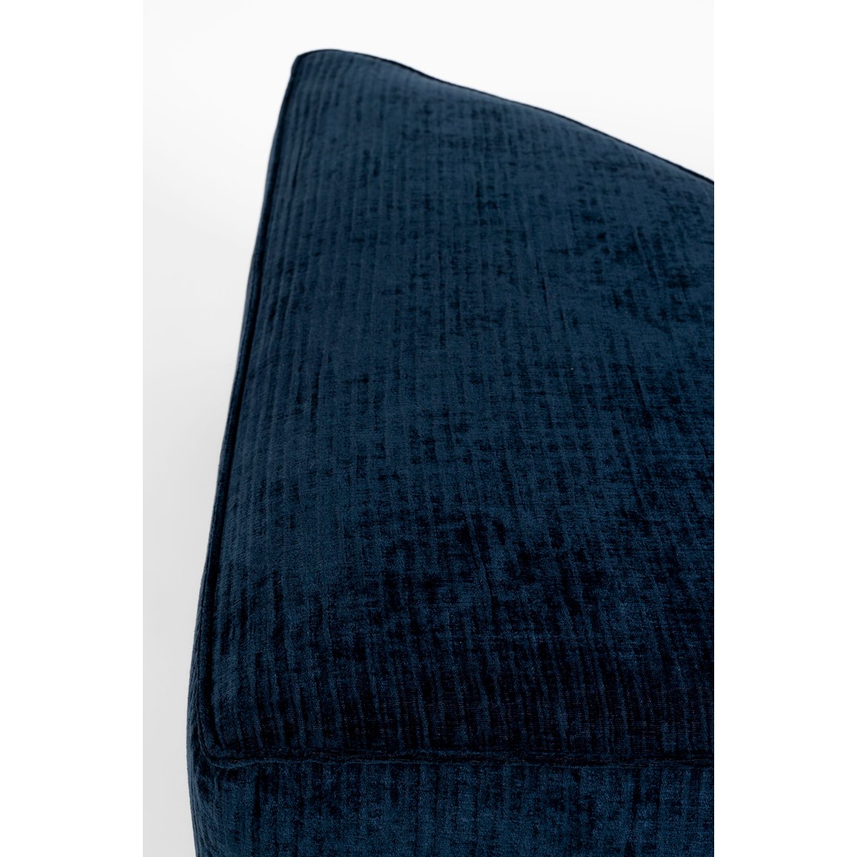 Pouf élément gauche 1 place en tissu HUNTER ELEMENT bleu foncé, ZUIVER