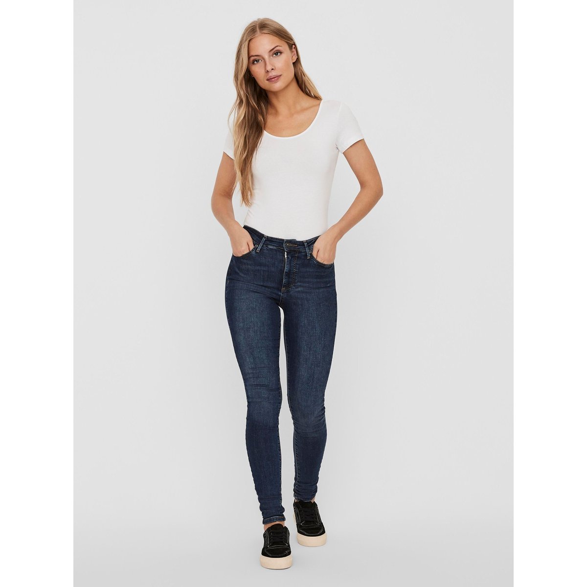 T-Shirt bright white 1, VERO MODA