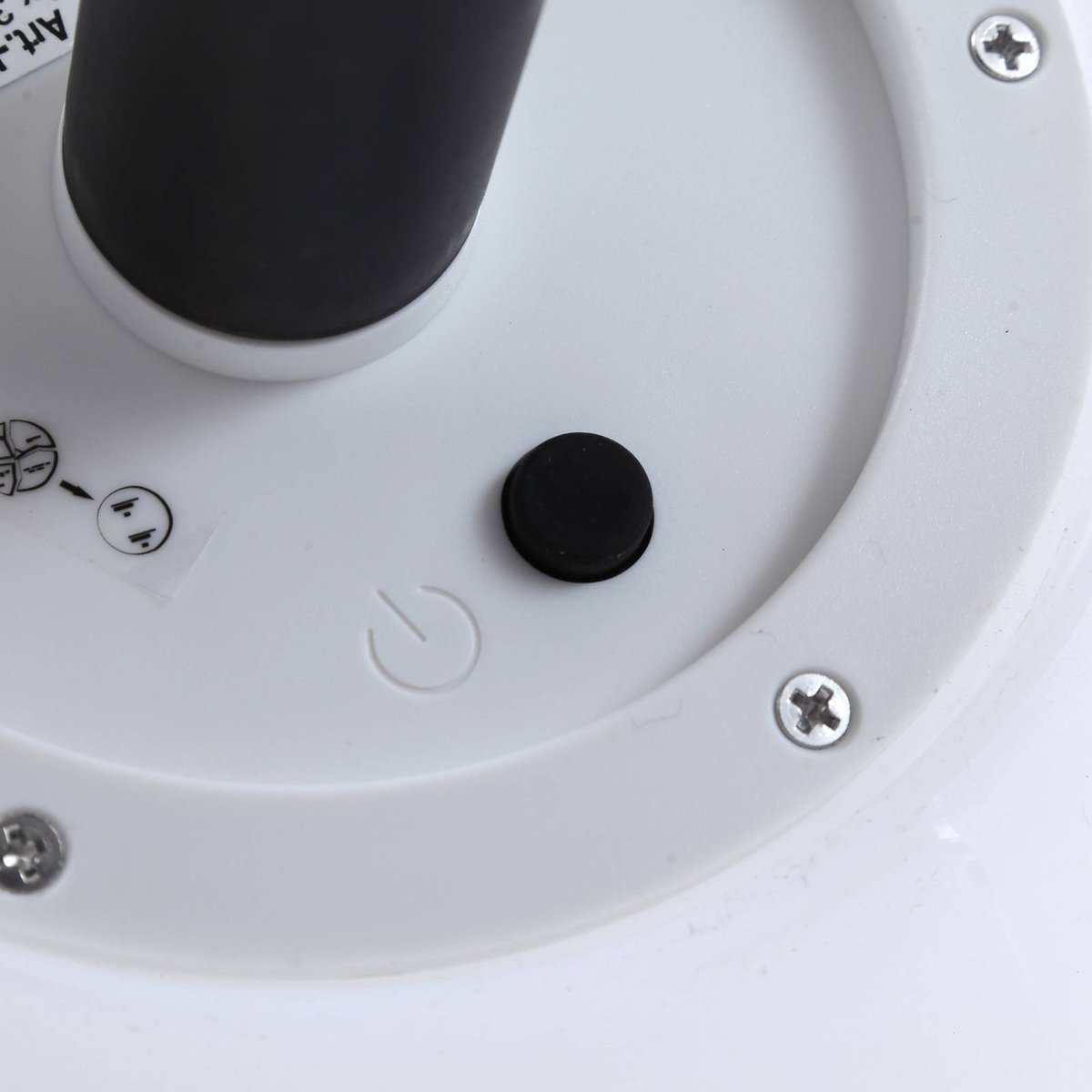 Lampe solaire moderneLED, Lago blanc, LINDBY