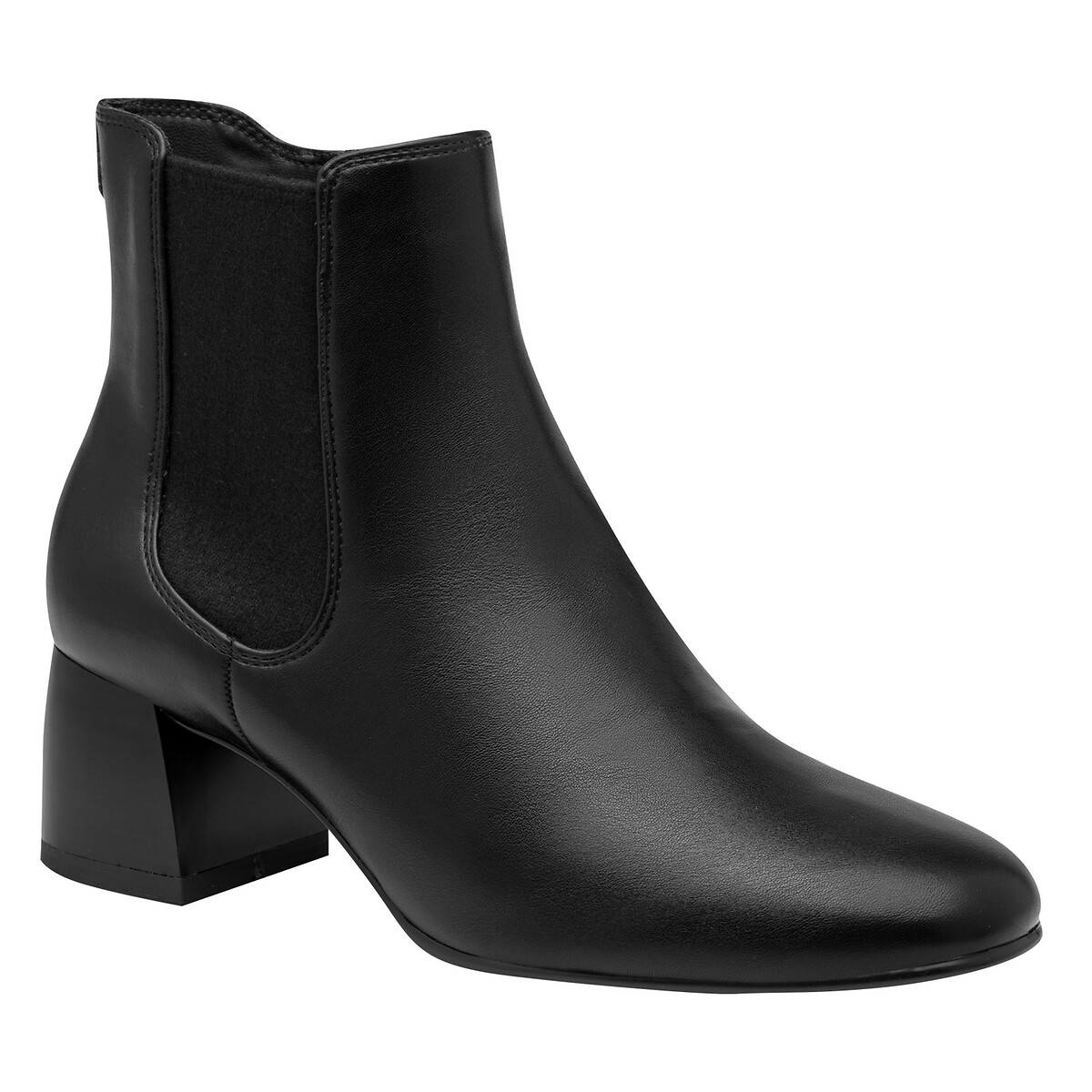 Bottines chelsea à talon noir mat, TAMARIS