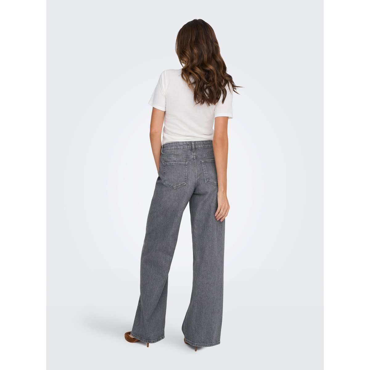 Jean À Jambe Large medium grey denim, JDY