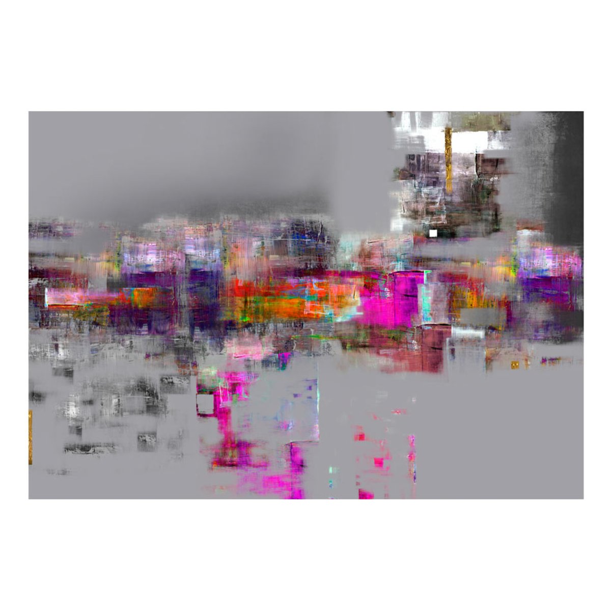 Papier peint intissé panoramique Abstractions Morpheus Madness multicouleur, EDEN