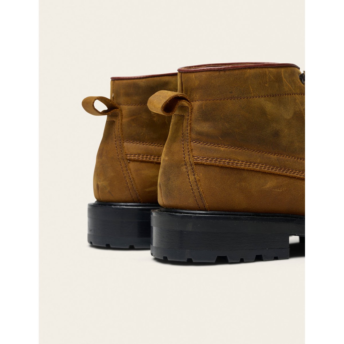 Bottines FENO cuir déperlant marron, ODAJE