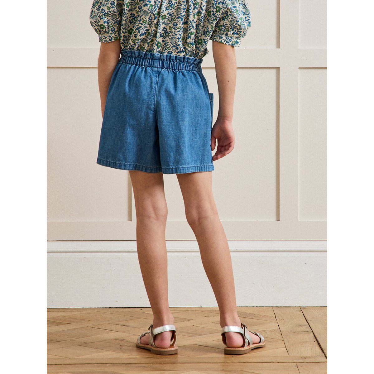 Short en denim light denim stone, CYRILLUS