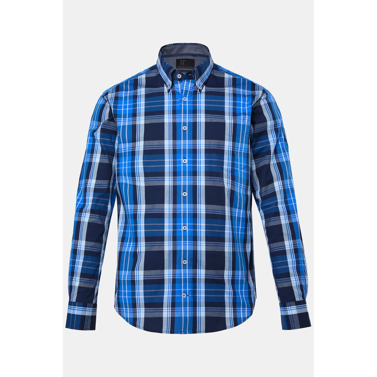Chemise à carreau FLEXNAMIC® bleu cobalt clair, JP1880
