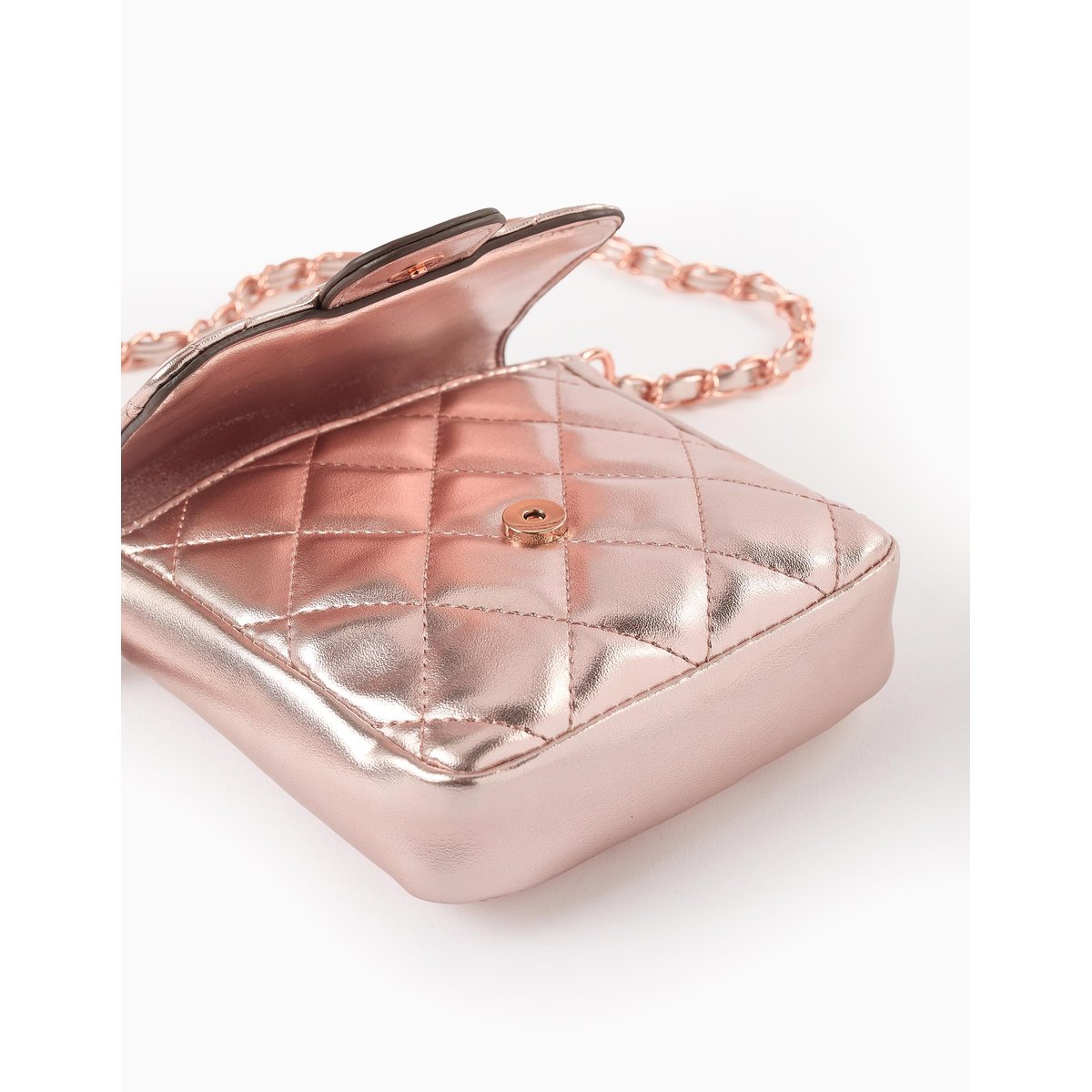 Sac Matelassé Brillant rose clair, ZIPPY
