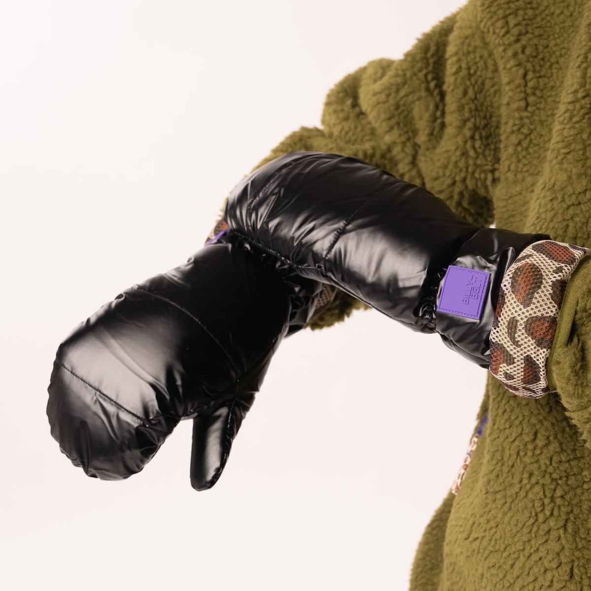 Moufles en polaire METALLIQUES noir, BILLYBELT