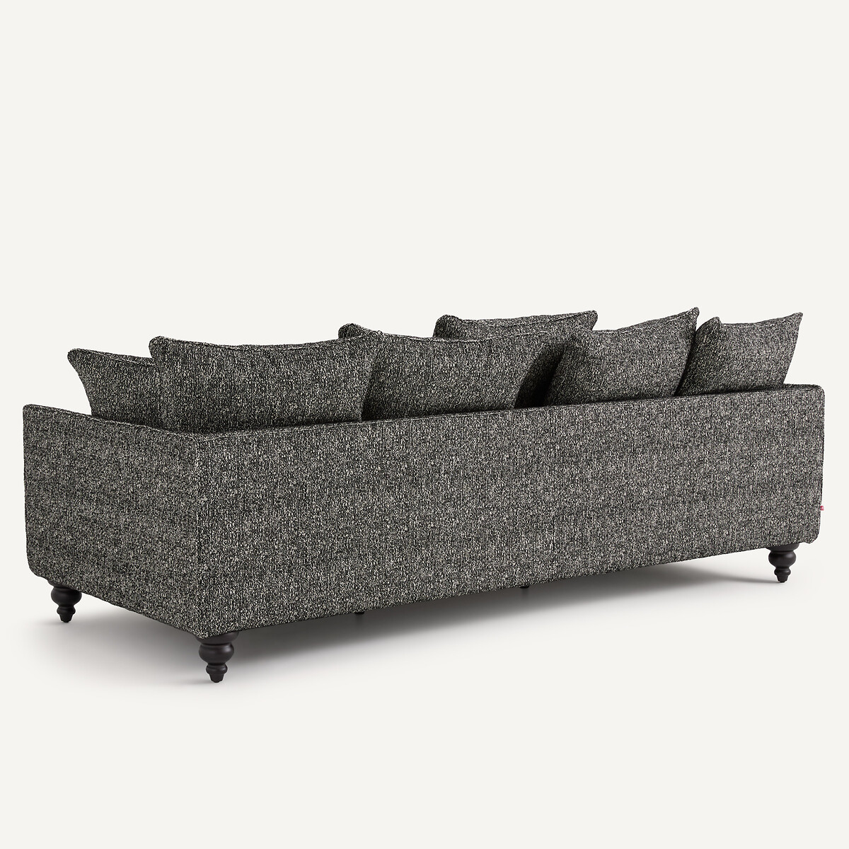 3-, 4- oder 5-Sitzer-Sofa, Bouclé, LAZARE schwarz, AM.PM
