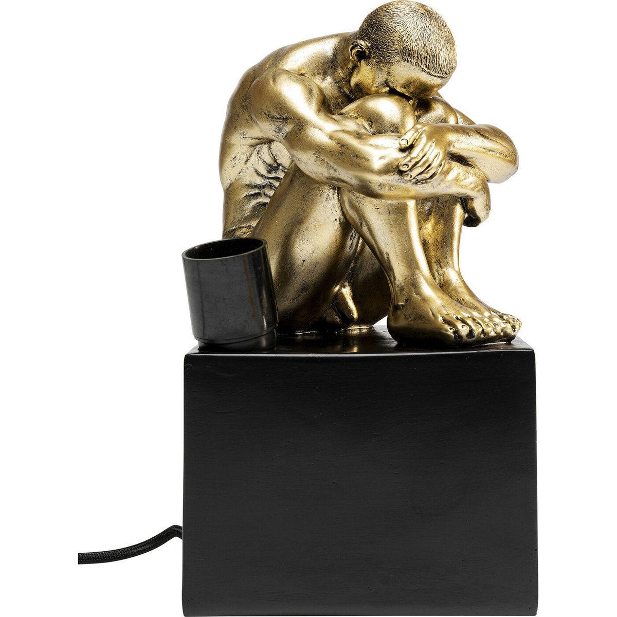 Lampe homme recroquevillé or, KARE DESIGN