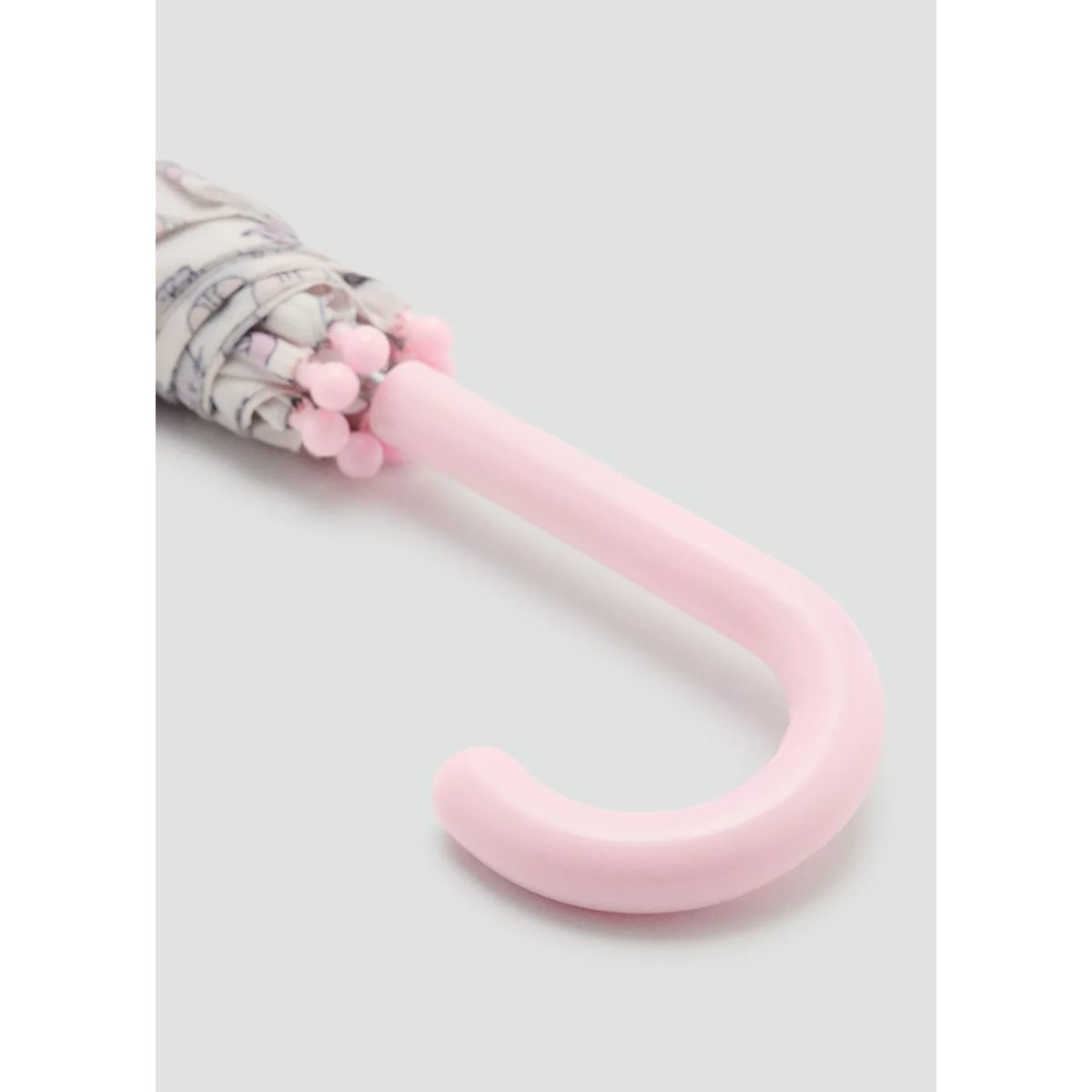 Parapluie imprimé animaux rose pâle, MANGO BABY