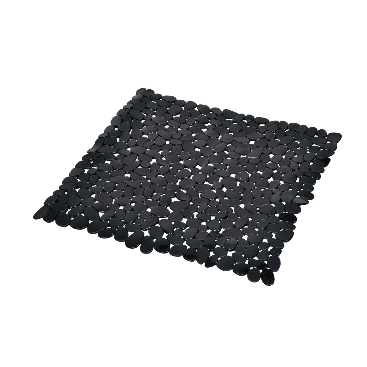 Tapis fond de douche Collection Galet noir, EDEN