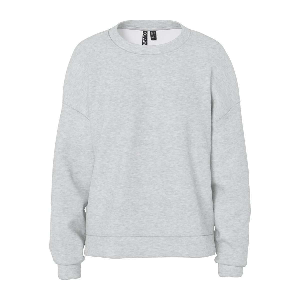 Sweat-Shirt gris - light grey melange, PIECES