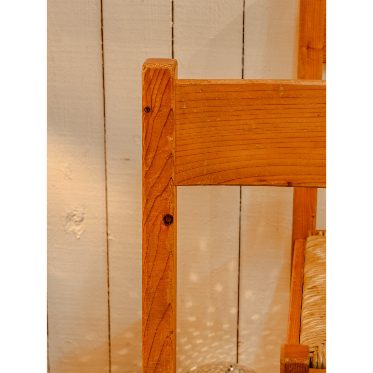 Lot de 4 chaises en bois Claude N°801 - Bon état bois, DEBONGOUT