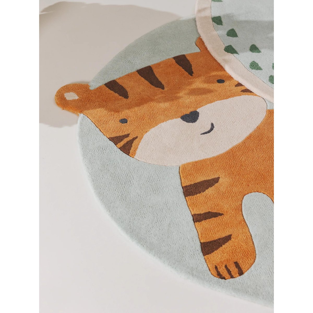 Tapis rond enfant tufté main SAVANNAH multicouleur, BENUTA