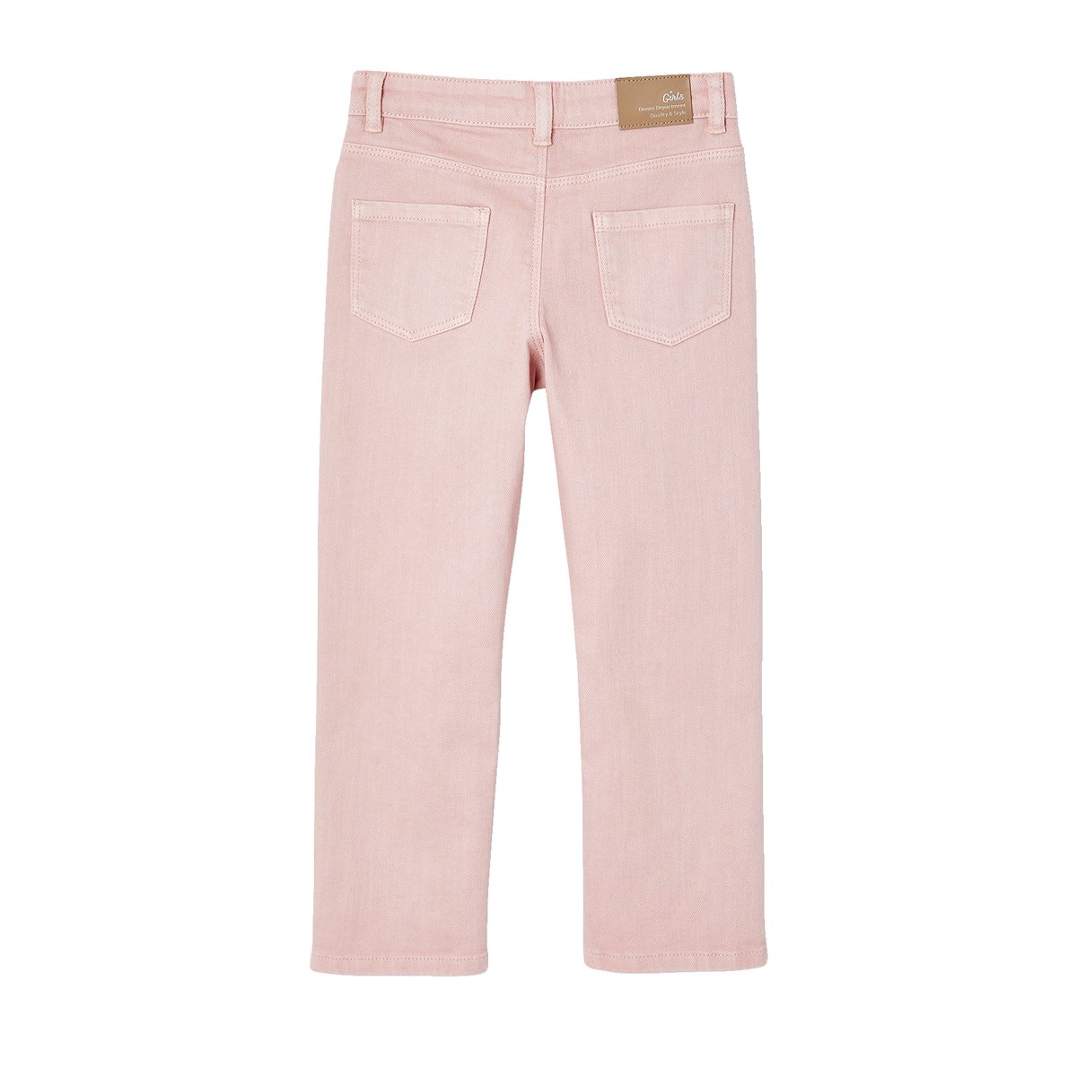 Pantalon slim MorphologiK medium rose poudré, VERTBAUDET