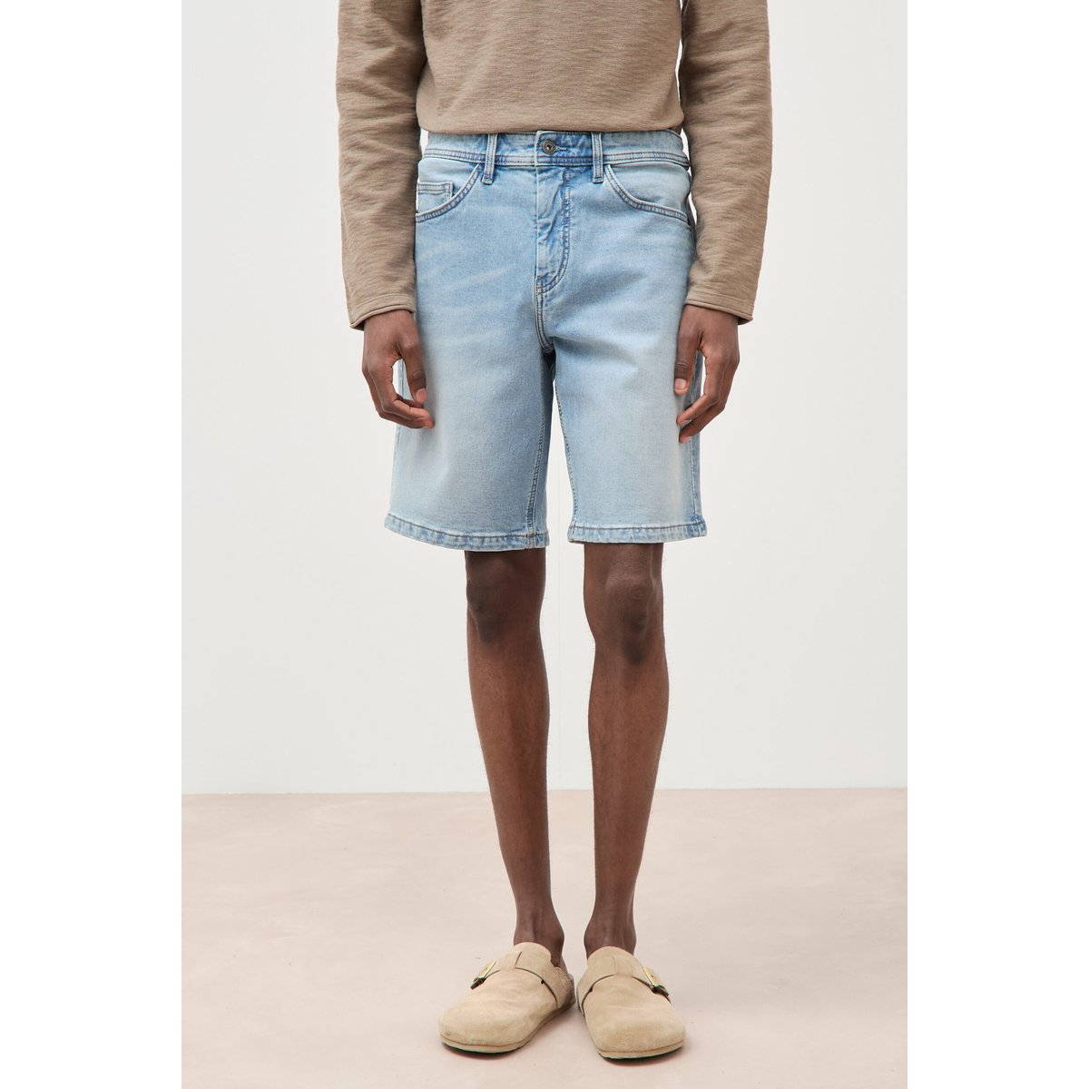 Bermuda en jeans denim bleach, BONOBO