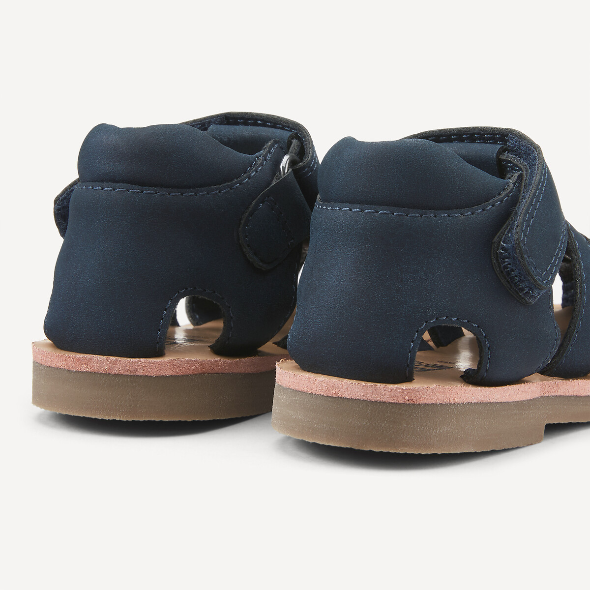 Sandalen met klittenbandsluiting marineblauw, LA REDOUTE COLLECTIONS