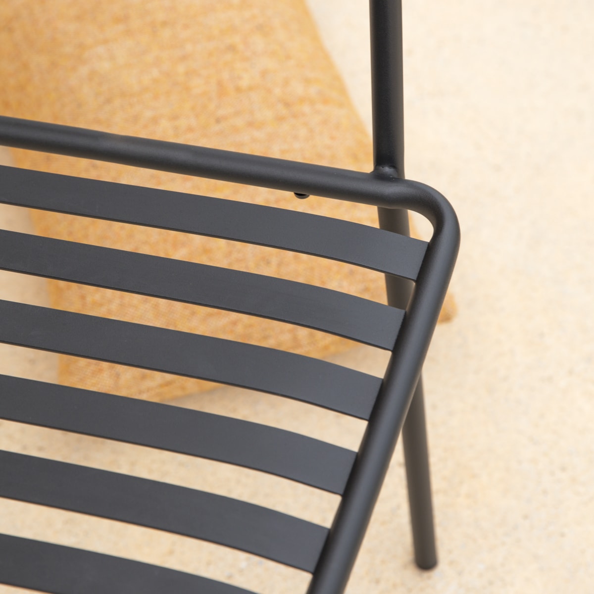 Chaise de jardin en Métal, GABY noir, TIKAMOON